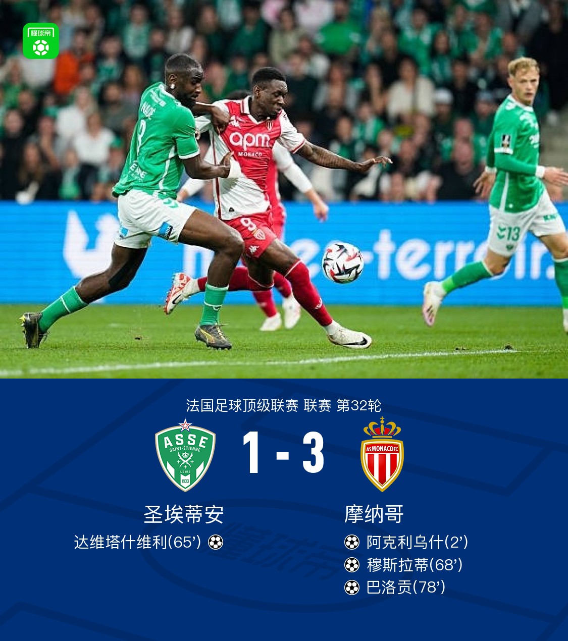 黑白直播nba在线观看-摩纳哥遭圣埃蒂安绝杀，惊心动魄的简单介绍