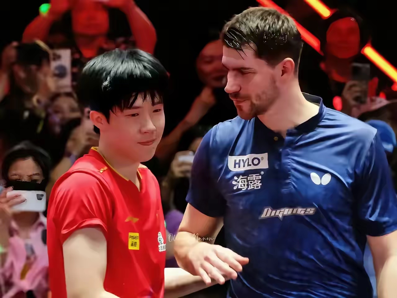 关于韩国乒乓球队强势英国乒乓球队，奥恰洛夫统治全场的信息